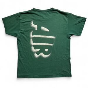 Vintage 90s Nike Air Up Tempo Athletic Spellout T Shirt Green S Essential USA